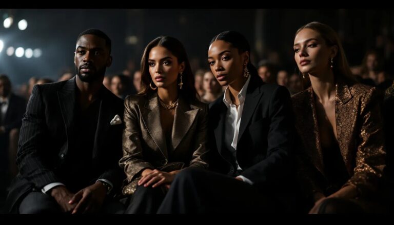 Front Row at Tommy Hilfiger