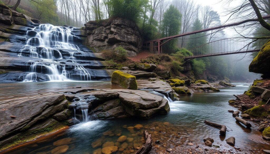 Patapsco Valley Grist Mill Trail & Cascade Falls - Patapsco Valley State Park trail Baltimore Scenic Photography