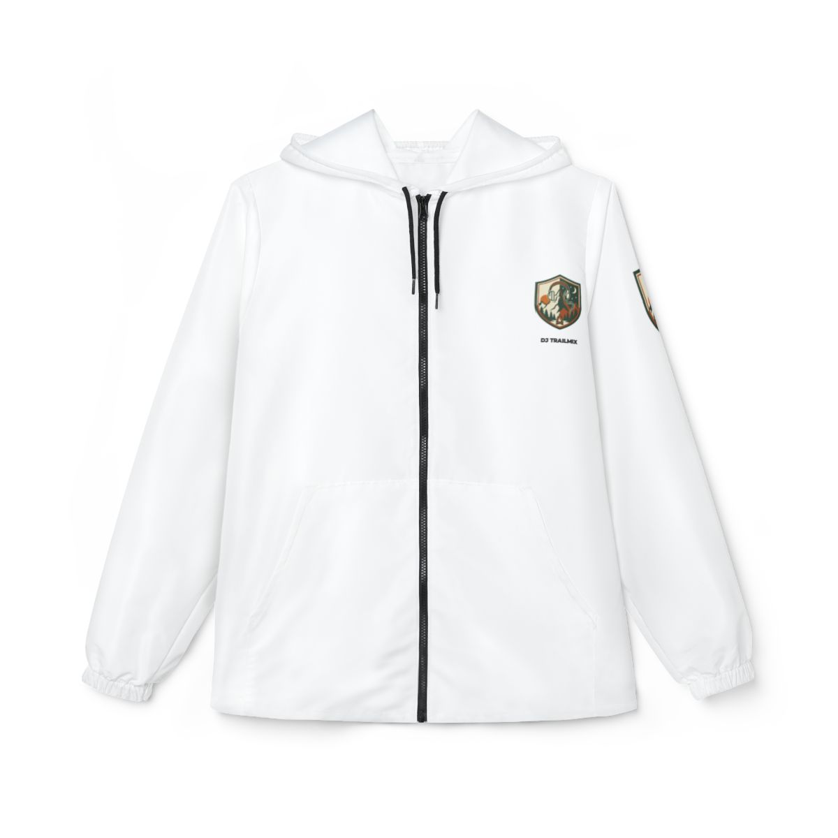 DJ TrailMix AOP Windbreaker - White Colorway for Bellevue State Park Hike