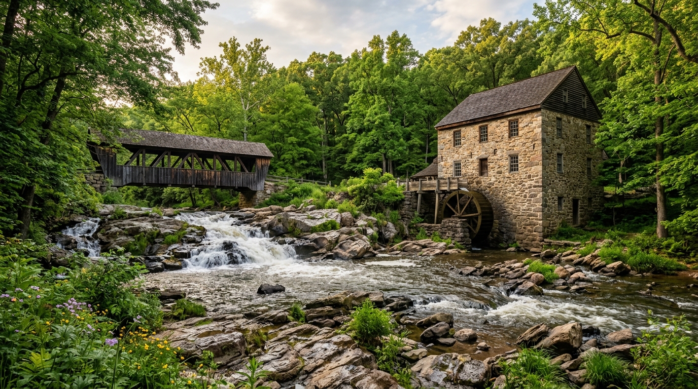 Gunpowder Falls State Park Scenic Natural Trail Landscape